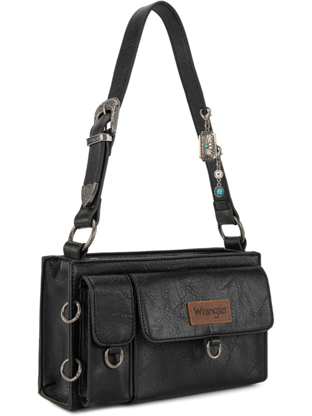 Y2K Small Shoulder Bag for Women with Western Detachable Charms - Trendy Purse